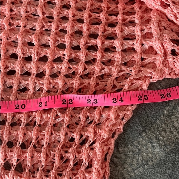 Miracle Pink Open-Knit Sweater NWT - Picture 4 of 8
